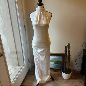 For Love And Lemons Elegant White Backless Dress